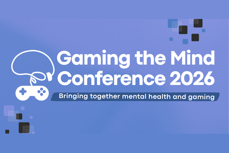 GTM Conference banner ("Gaming the Mind Conference 2026 - bringing together mental health and gaming"